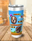 Vaso de mascota personalizado de videojuego retro