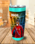 Vaso personalizado 'Rusia Doggos Soccer'