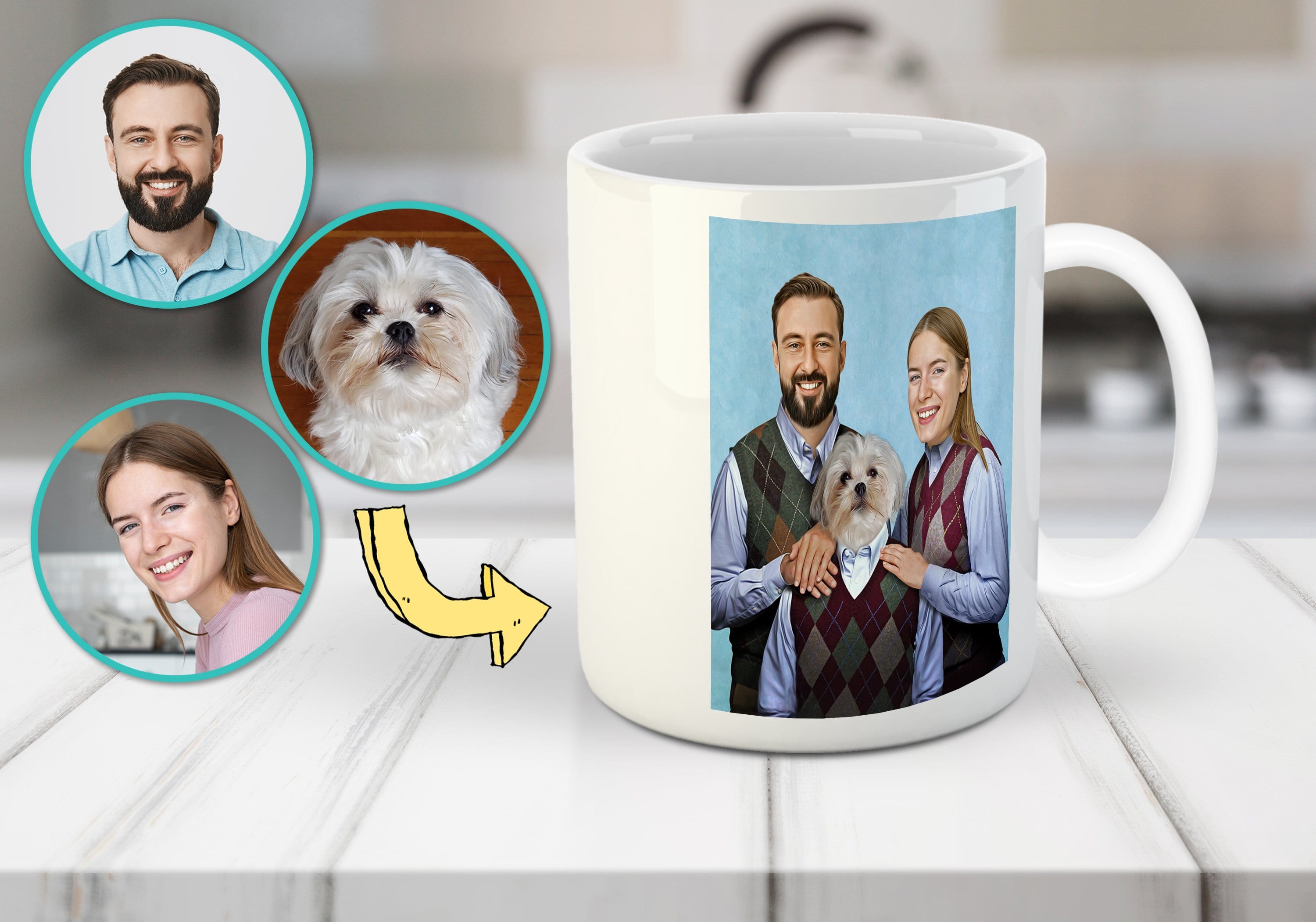 Taza personalizada &#39;Step Doggo/Humanos&#39;