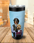 Vaso personalizado para 2 mascotas Step Doggo &amp; Doggette