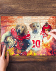 Puzzle personalizado de 2 mascotas 'San Francisco 40Doggos'