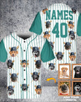 Camiseta de béisbol personalizada de los Seattle Doggo Mariners