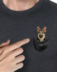 Camiseta personalizable con bolsillo para perros 