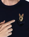 Camiseta personalizable con bolsillo para perros 