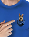 Camiseta personalizable con bolsillo para perros 