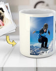 Taza personalizada para mascota 'El snowboarder'