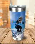 Vaso personalizado 'El snowboarder'