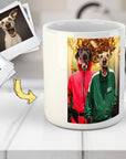 Taza personalizada para 2 mascotas 'Squid Paws'