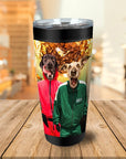 Vaso personalizado para 2 mascotas 'Squid Paws'