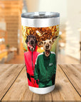 Vaso personalizado para 2 mascotas 'Squid Paws'