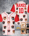 Camiseta de béisbol personalizada de St Louis Cardipaws