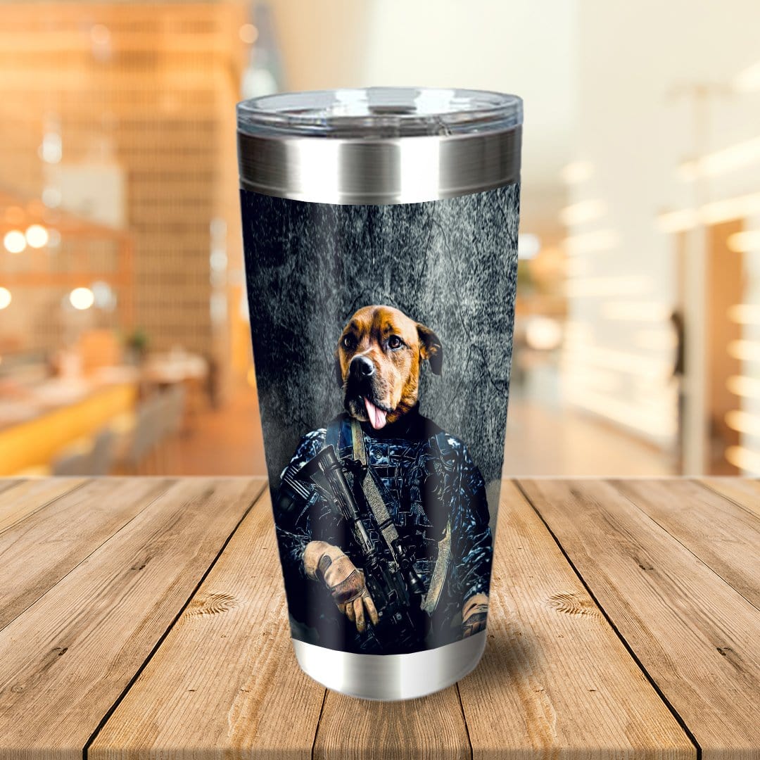 Vaso personalizado &#39;El veterano de la Marina&#39;