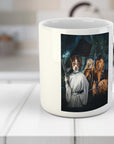 Taza personalizada con 3 mascotas 'Star Woofers 3'