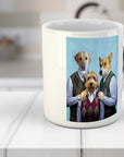 Taza personalizada con 3 mascotas 'Step Doggos &amp; Doggette'