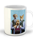 Taza personalizada con 3 mascotas 'Step Doggos &amp; Doggette'