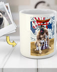 Taza personalizada para mascota 'El luchador de sumo'