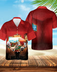 Camisa Hawaiana Personalizada (Los Jugadores de Poker: 1-7 Mascotas)