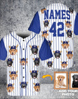 Camiseta de béisbol personalizada de los Texpaws Rangers