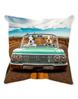 Cojín personalizado para 2 mascotas 'The Lowrider'