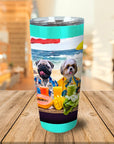 Vaso personalizado 'Los perros de la playa'