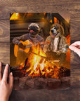 Puzzle personalizado de 2 mascotas 'The Campers'