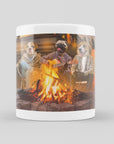 Taza personalizada con 3 mascotas 'The Campers'