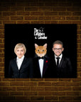 Póster personalizado 'Los padres gato y madre gato'