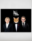 Póster personalizado 'Los padres gato y madre gato'