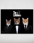 Póster personalizado de 3 mascotas 'The Catfathers'