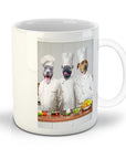 Taza Personalizada con 3 Mascotas 'Los Chefs'