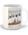 Taza Personalizada para 4 Mascotas 'Los Chefs'