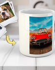 Taza personalizada para 2 mascotas 'The Classic Paw-Vette'