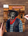 Puzzle personalizado para mascotas 'El Vaquero'