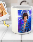 Taza personalizada para mascota 'The Disco Doggo'