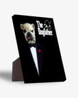 Lienzo personalizado para mascotas 'The Dogfather'