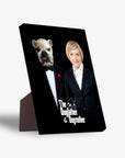 Lienzo personalizado para mascotas/humanos 'The Dogfather &amp; Dogmother'