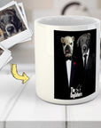 Taza personalizada con 2 mascotas 'The Dogfathers'