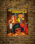 Póster personalizado de 4 mascotas 'The Doggies'