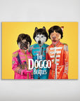 Póster personalizado de 3 mascotas 'The Doggo Beatles'