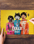 Puzzle personalizado de 3 mascotas 'The Doggo Beatles'