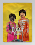 Manta personalizada para 2 mascotas 'The Doggo Beatles'