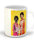 Taza personalizada con 2 mascotas 'The Doggo Beatles'