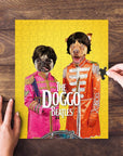 Puzzle personalizado de 2 mascotas 'The Doggo Beatles'