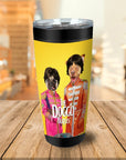 Vaso personalizado para 2 mascotas 'The Doggo Beatles'