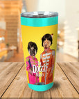 Vaso personalizado para 2 mascotas 'The Doggo Beatles'