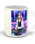 Taza personalizada para mascota 'La DJ femenina'