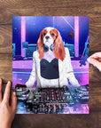 Puzzle personalizado para mascotas 'La DJ femenina'