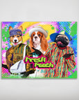 Póster personalizado con 3 mascotas 'The Fresh Pooch'