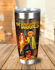 Vaso personalizado para 2 mascotas 'The Doggies'