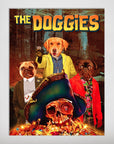 Póster personalizado de 3 mascotas 'The Doggies'